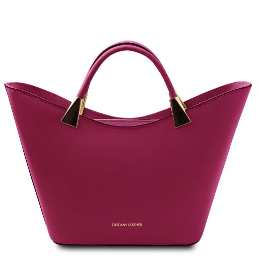 TL Bag Borsa a Mano in Pelle Fucsia TL142287