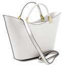TL Bag Handtasche aus Leder Weiß TL142287