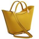 TL Bag Handtasche aus Leder Gelb TL142287