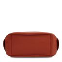 Charlotte Soft Leather Shoulder bag Terracotta TL142362