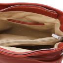 Charlotte Schultertasche aus Weichem Leder Terrakotta TL142362