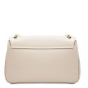 Elettra Borsa a Spalla in Pelle Morbida Beige TL142353