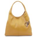 TL Keyluck Borsa a Spalla in Pelle Morbida Giallo pastello TL142264