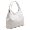 TL Keyluck Soft Leather Shoulder bag White TL142264