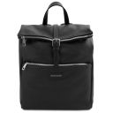 Denver Soft Leather Backpack Black TL142355