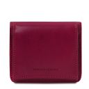 Exclusive Leather Wallet With Coin Pocket Fuchsia TL142059