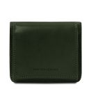 Exclusive Leather Wallet With Coin Pocket Forest Green TL142059
