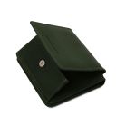 Exclusive Leather Wallet With Coin Pocket Forest Green TL142059