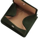 Exclusive Leather Wallet With Coin Pocket Forest Green TL142059