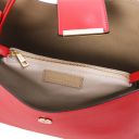 Clio Beuteltasche aus Leder Lipstick Rot TL141690