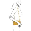 Lily Soft Leather Shoulder bag Pastel yellow TL142375