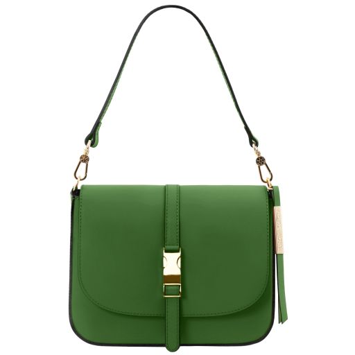 Nausica Leather Shoulder bag Зеленый TL141598