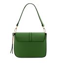 Nausica Sac Bandoulière en Cuir Vert TL141598