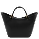 TL Bag Leather Handbag Black TL10198