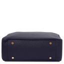 Amy Sac Shopping en Cuir Souple Bleu foncé TL142385