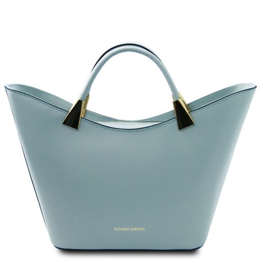 TL Bag Leather Handbag Light Blue TL142287