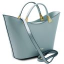 TL Bag Sac à Main en Cuir Bleu céleste TL142287