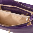 Elettra Sac Bandoulière en Cuir Souple Violet TL142353