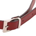 Adjustable Travel bag Leather Shoulder Strap Red SP141028