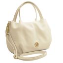 Nora Bolso a Mano en Piel Suave Beige TL142372