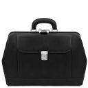 Leonardo Esclusiva Borsa Medico in Pelle Nero TL142342