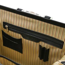 Leonardo Exclusive Leather Doctor bag Black TL142342