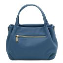 Nora Handtasche aus Weichem Leder Blau TL142372