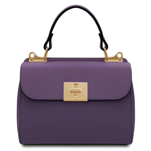 Armonia Leather Handbag Purple TL142286