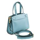 Musa Mini-Tasche aus Leder Hellblau TL142401