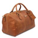 Lisbona Sac de Voyage en Cuir - Petit Modèle Naturel TL141658