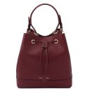 Minerva Beuteltasche aus Leder Bordeaux TL142145