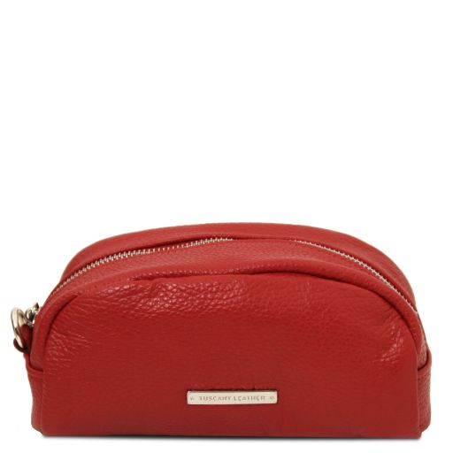 TL Bag Trousse in Pelle Morbida Rosso Lipstick TL142407