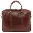 Prato Exclusive Leather Laptop Case Brown TL141072