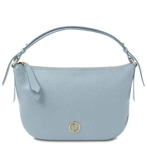 Margot Sac à Main en Cuir Souple Bleu céleste TL142386