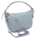 Margot Soft Leather Handbag Light Blue TL142386