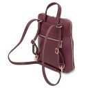 TL Bag Small Leather Backpack for Women Bordeaux TL142092