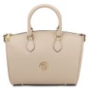 Layla Bolso a Mano en Piel Beige TL142399