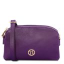 Lily Borsa a Tracolla in Pelle Morbida Viola TL142375