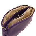 Lily Soft Leather Shoulder bag Purple TL142375