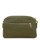 Lily Bolso en Piel Suave con Bandolera Verde Oscuro TL142375