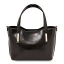 Amelia Leather Tote Black TL142406