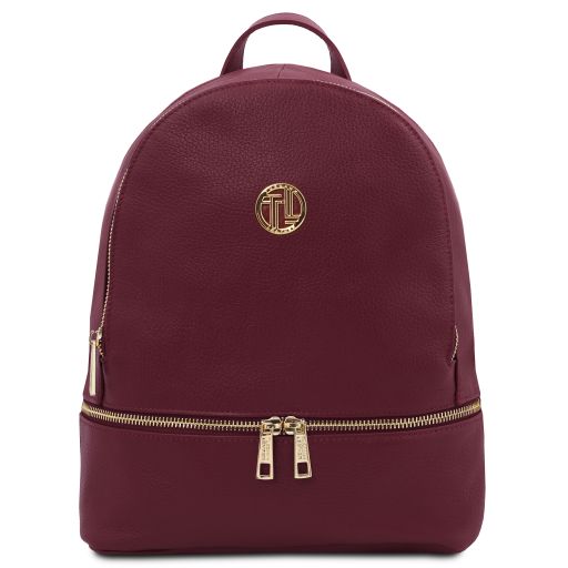 TL Bag Soft Leather Backpack Bordeaux TL142280