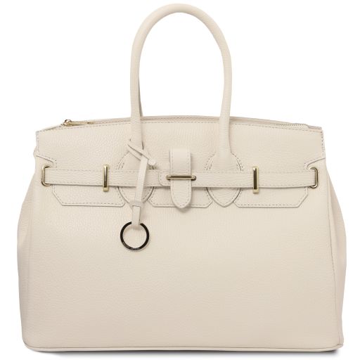 TL Bag Sac à Main Pour Femme Avec Finitions Couleur or Beige TL141529