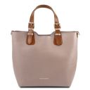 TL Bag Shopping Tasche aus Saffiano Leder Nude TL141696