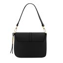 Nausica Borsa a Tracolla in Pelle Nero TL141707