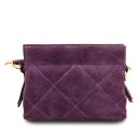 Eloise Sac Bandoulière en Cuir Daim Violet TL142400