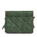 Eloise Suede Leather Shoulder bag Forest Green TL142400