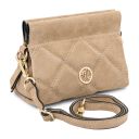 Eloise Borsa a Tracolla in Pelle Scamosciata Beige TL142400