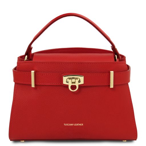 Maisy Borsa a Mano in Pelle Rosso Lipstick TL142394