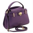 Maisy Borsa a Mano in Pelle Viola TL142394